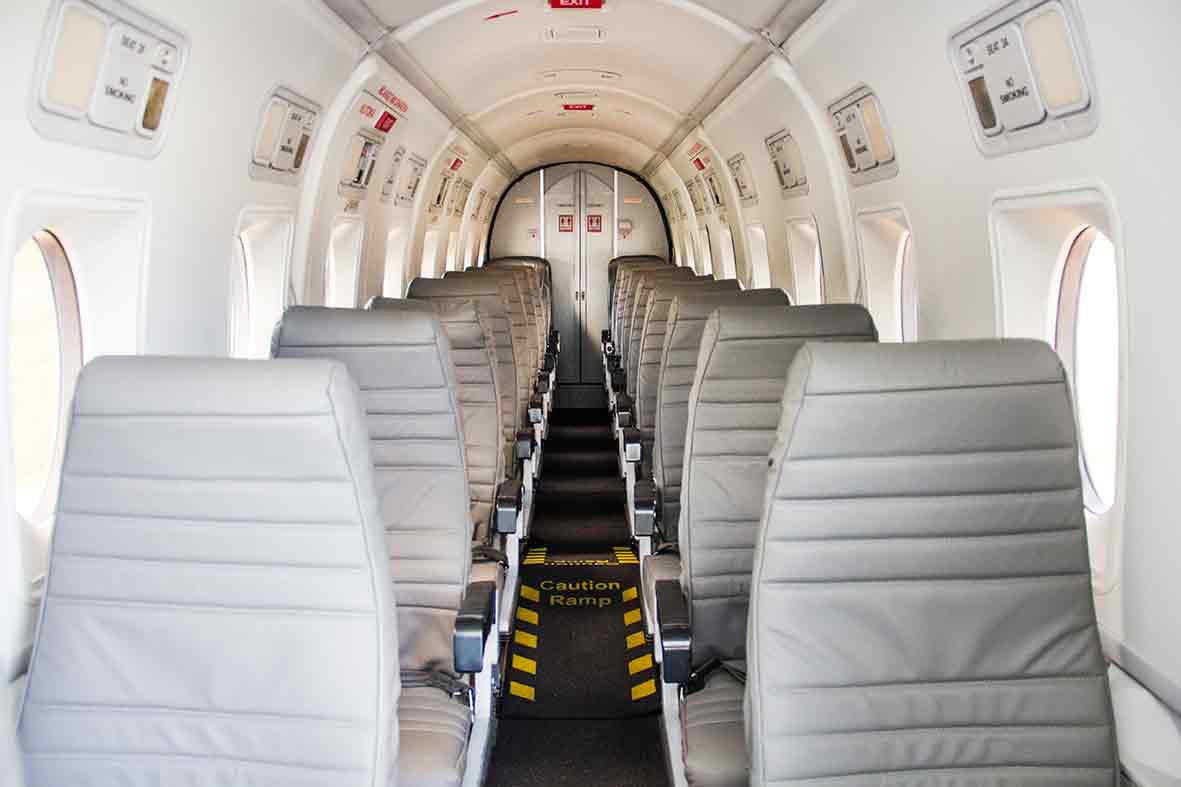Beechcraft 1900D cabin interior