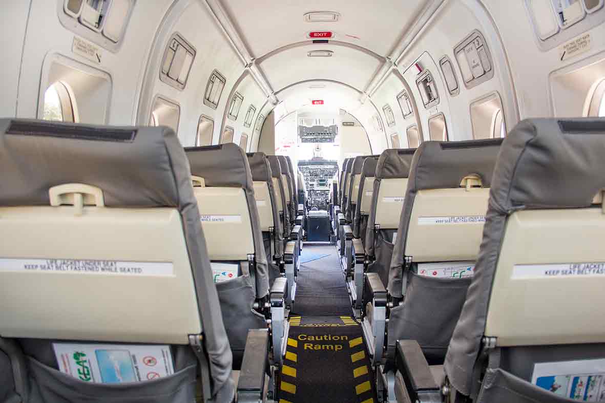 Beechcraft 1900D cabin interior